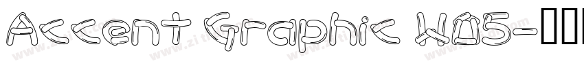 Accent Graphic W05字体转换